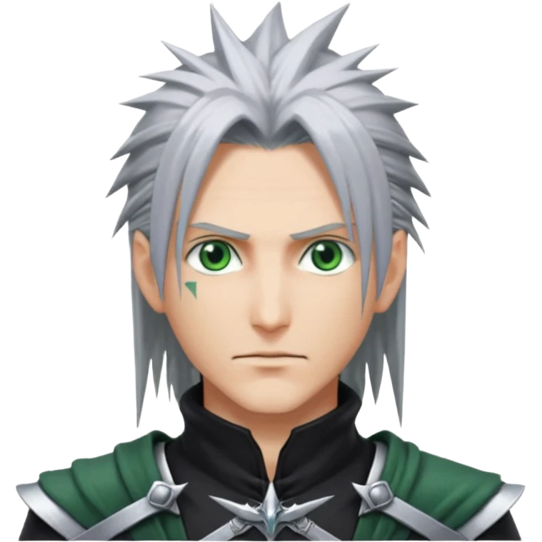 handomse green eyes sephirot ff7 emoji