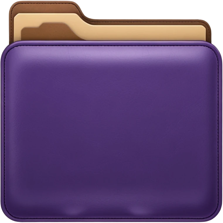 dark purple folder emoji