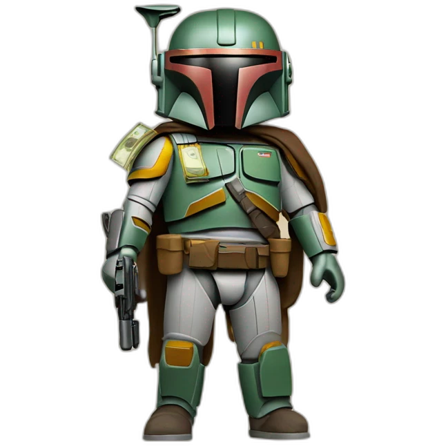jungo fett with money emoji