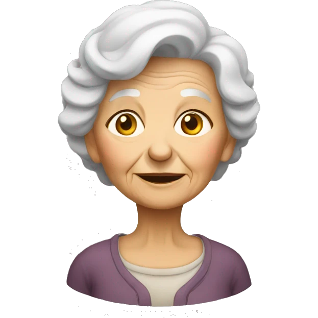old lady emoji