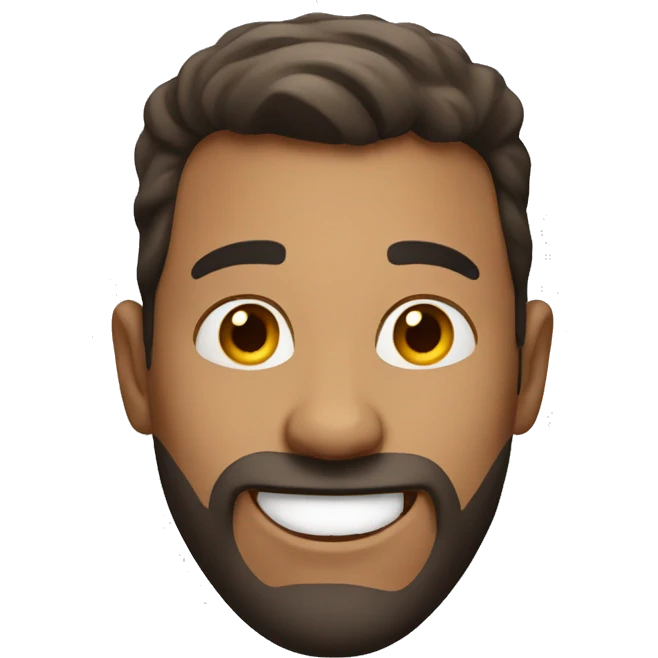 man having fun emoji