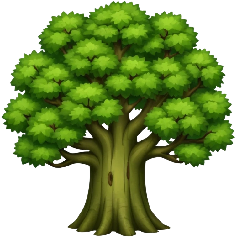 In our hometown, there’s plenty of trees emoji