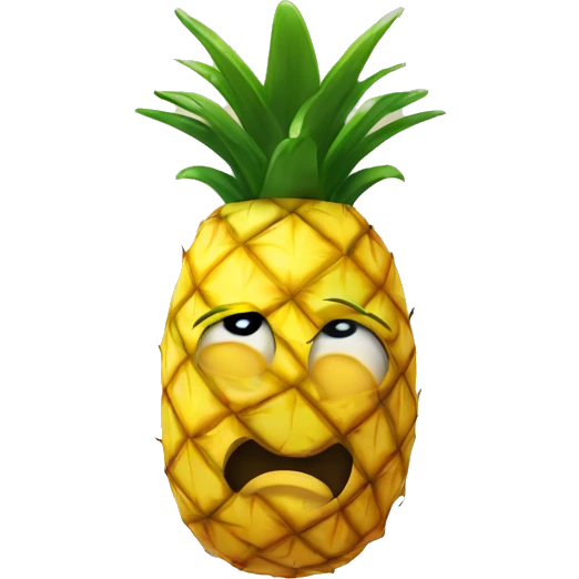 Upside down pineapple  emoji