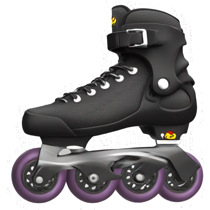 a black rollerblade inline skate, the model called "TWISTER XT" emoji