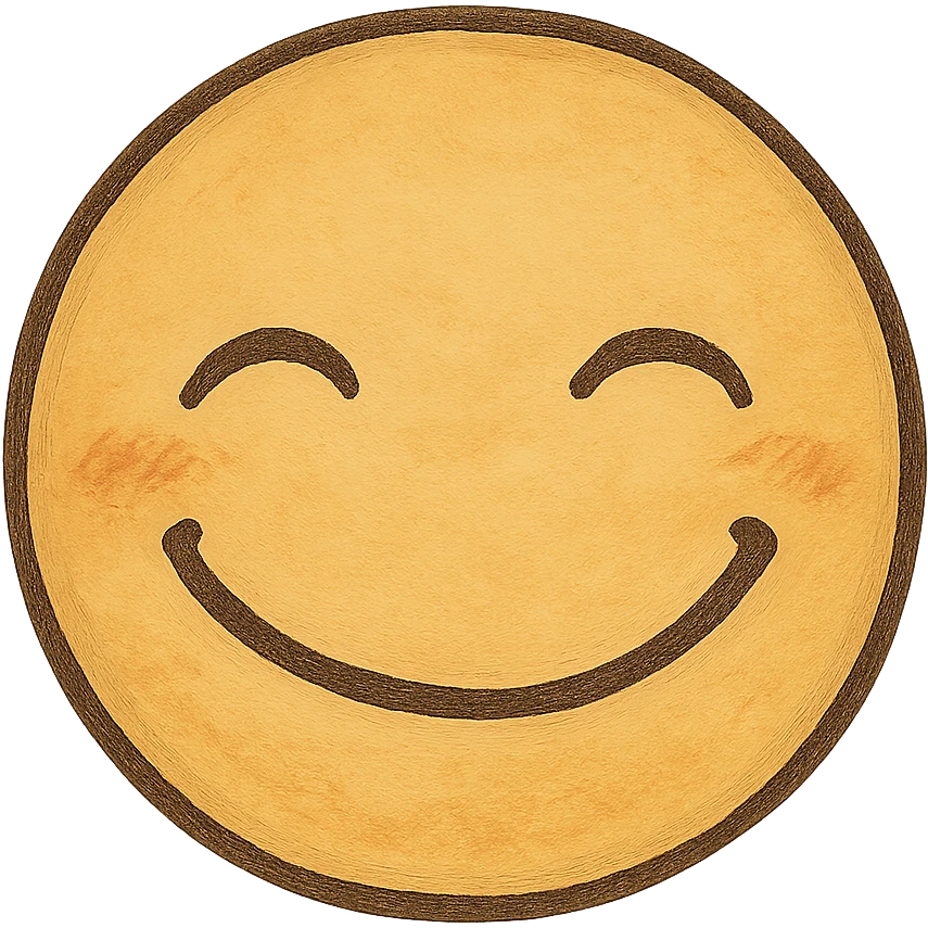 ghibli style smile icon emoji