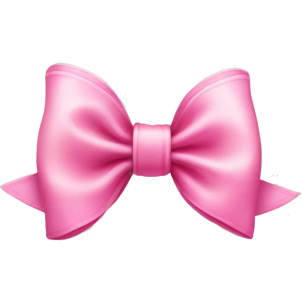 Cute ashetic pink bow  emoji
