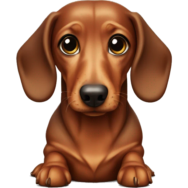 dachshund dog emoji