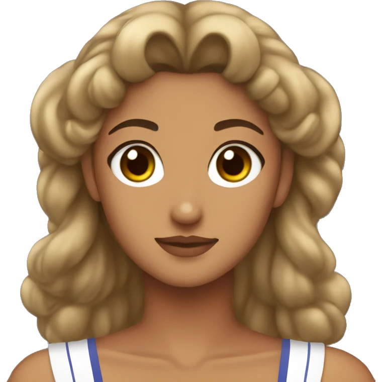 Olive skin sailormoon with brown hair emoji
