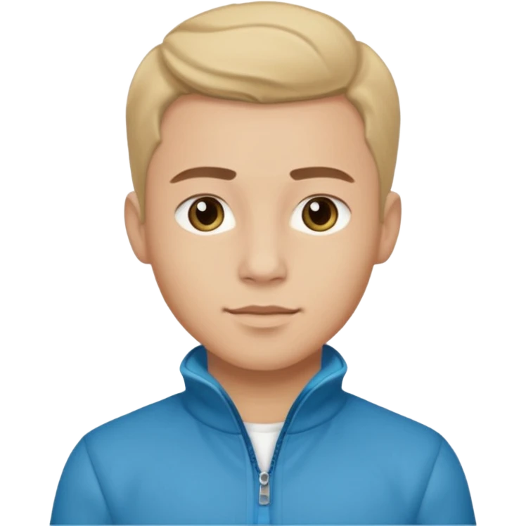 شاب جميل يرتدي ملابس نابولي emoji