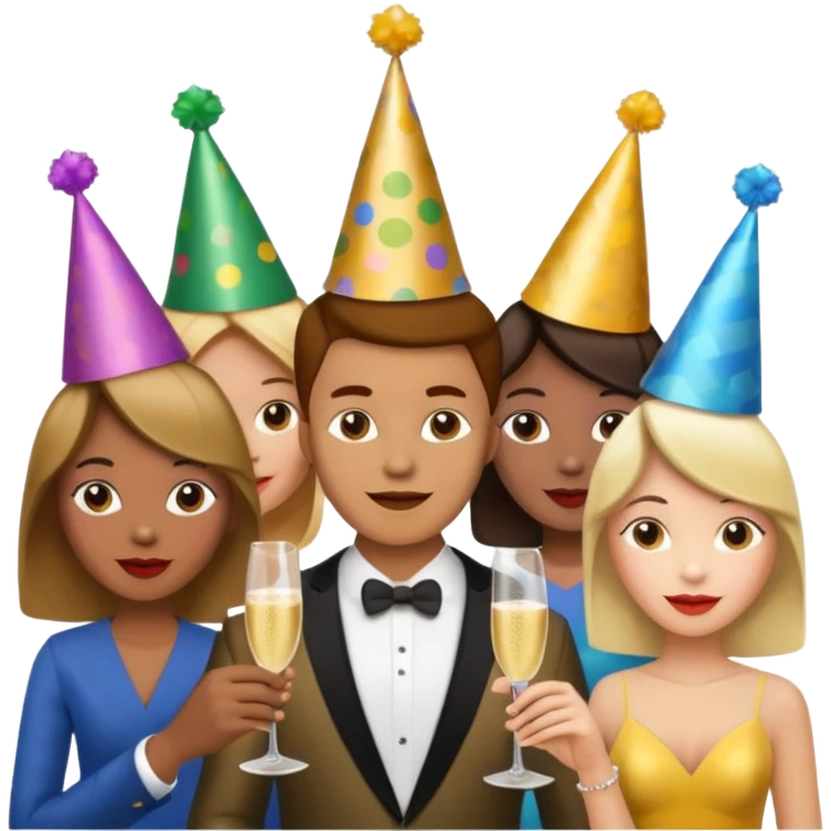 Red group peoples party emoji