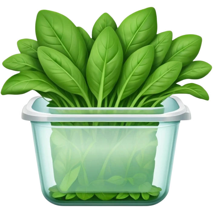 spinach in container emoji