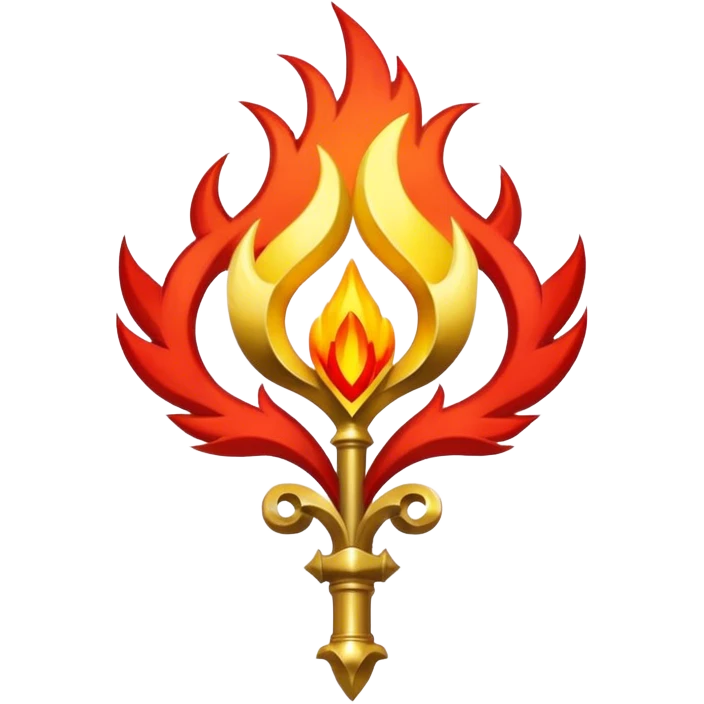 fire royal emblem emoji