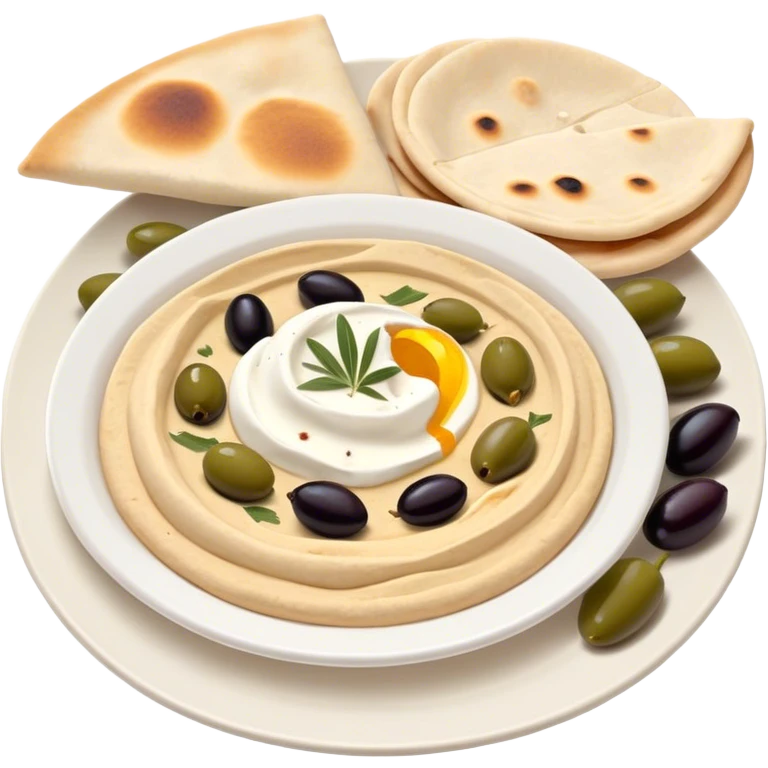 Middle Eastern typical breakfast  emoji