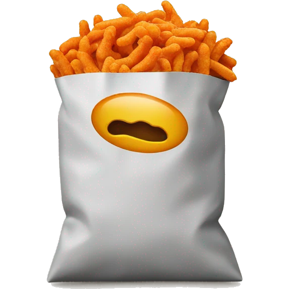 Bag of crunchy Cheetos  emoji