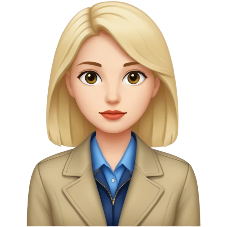woman conservative jacket emoji