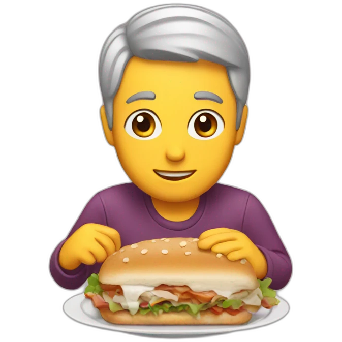 lunch emoji