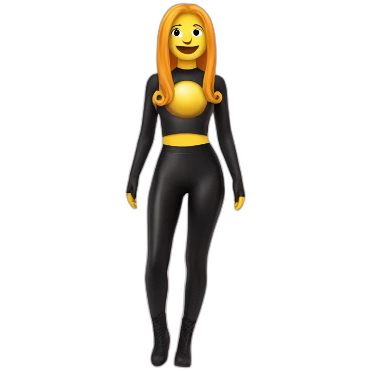 Latex leggings emoji