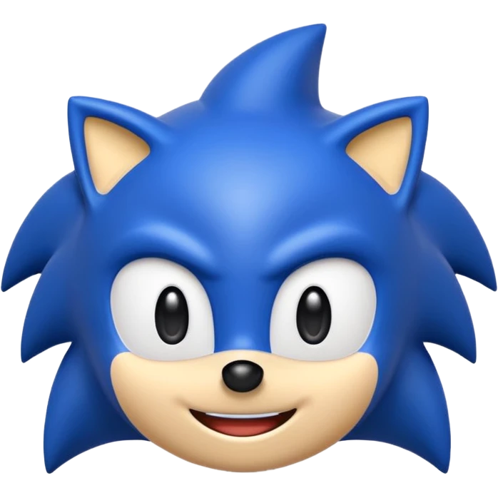 Crie um emoji iPhone do Sonic com expressão de raiva e felicidade entre outros emoji