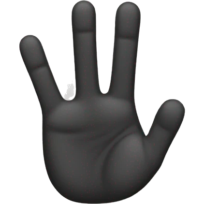 3 fingers emoji