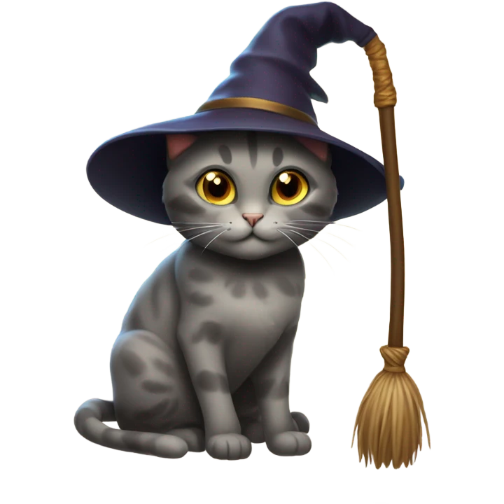 cat witch emoji