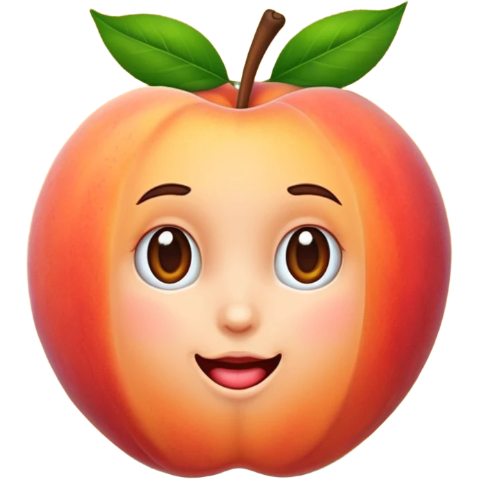 Lovely peaches emoji