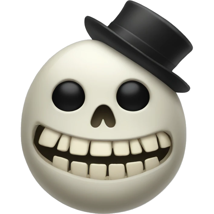 Fat skeleton  emoji