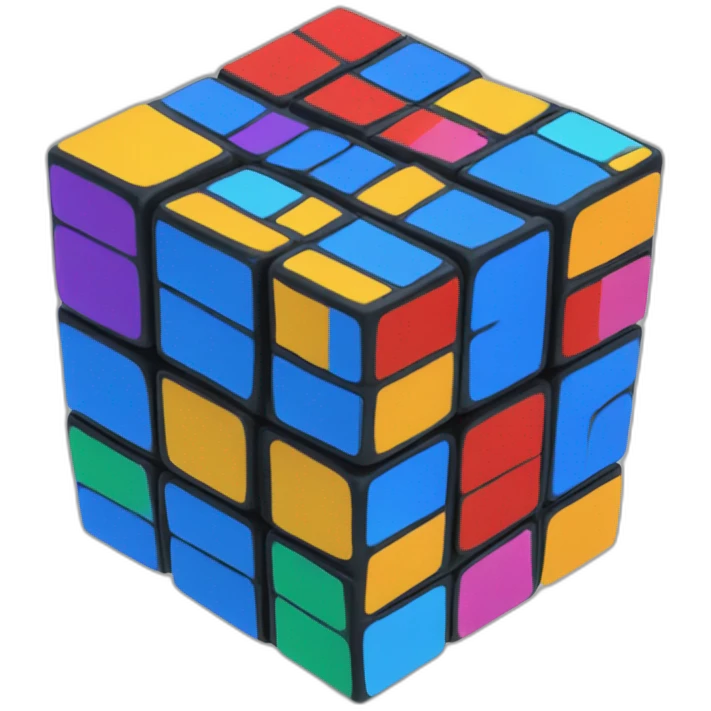 Rubix cube emoji