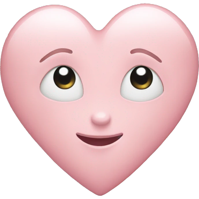 Baby pink heart emoji