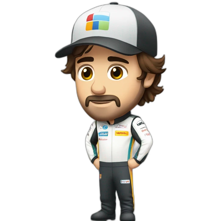 Fernando Alonso standing position emoji