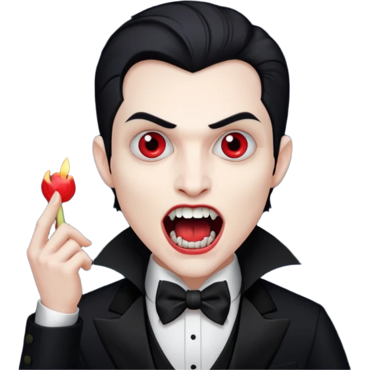 vampire singing emoji