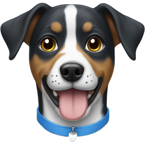 dog, blue, food emoji