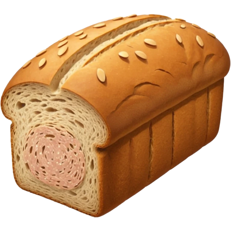 Wholemeal bread emoji