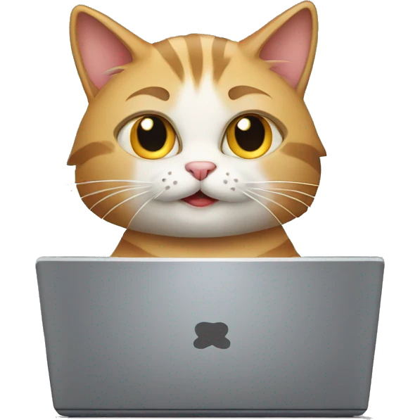 cat with laptop  emoji