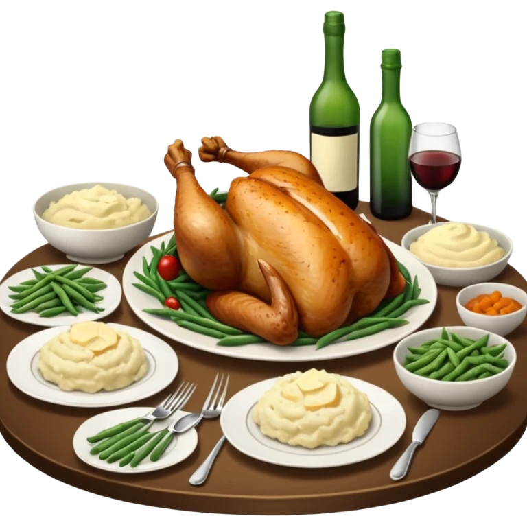 family dinner table emoji