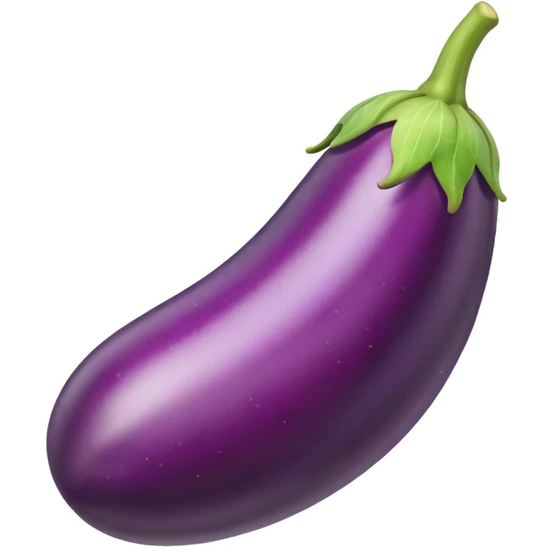 Rainbow eggplant emoji
