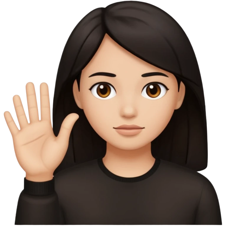 persona negando con la mano  emoji