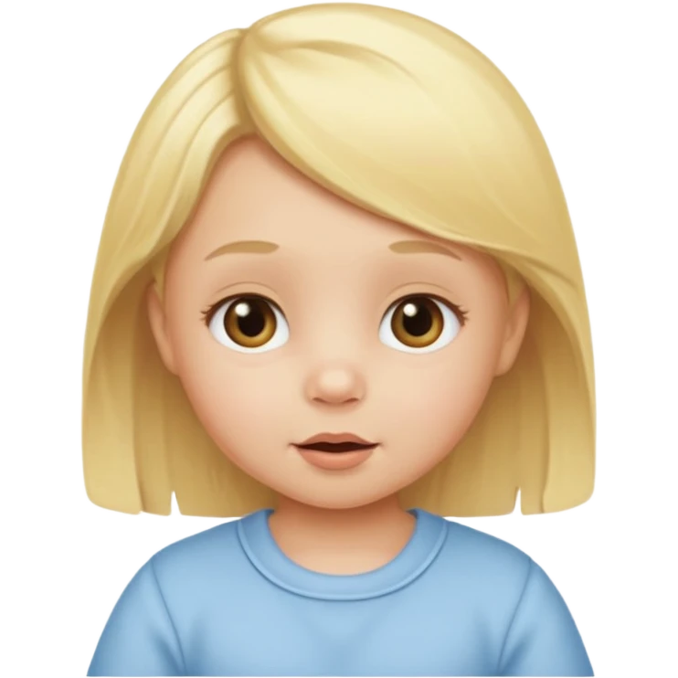 blonde baby emoji