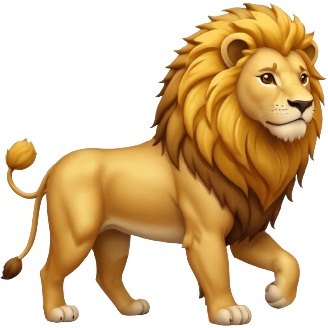 lion walking emoji