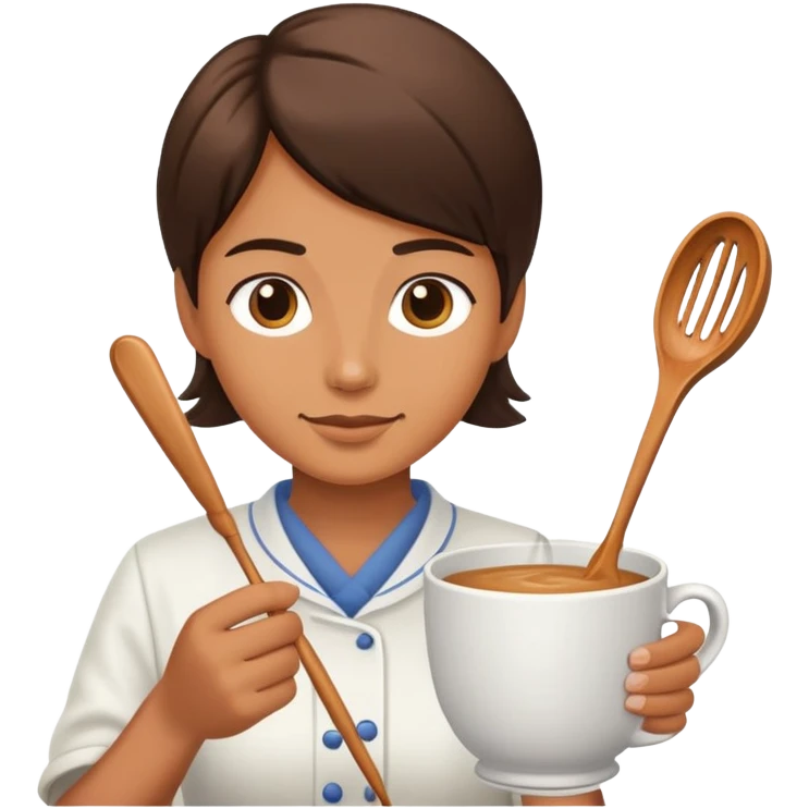 whisking a cup emoji