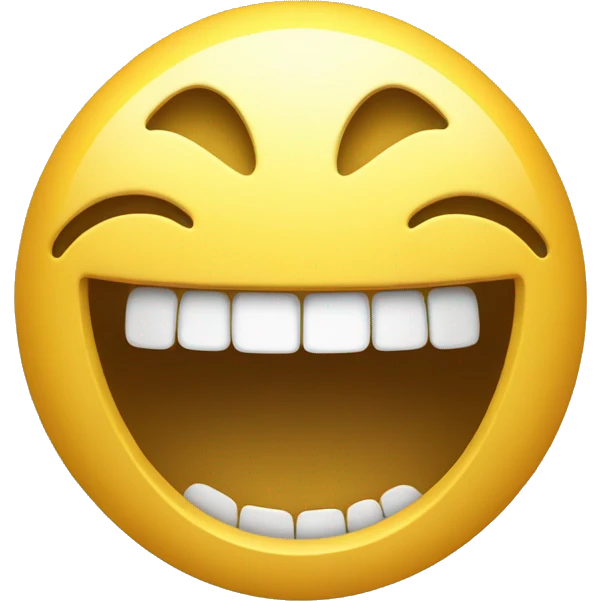 Smiley face with gold teeth emoji