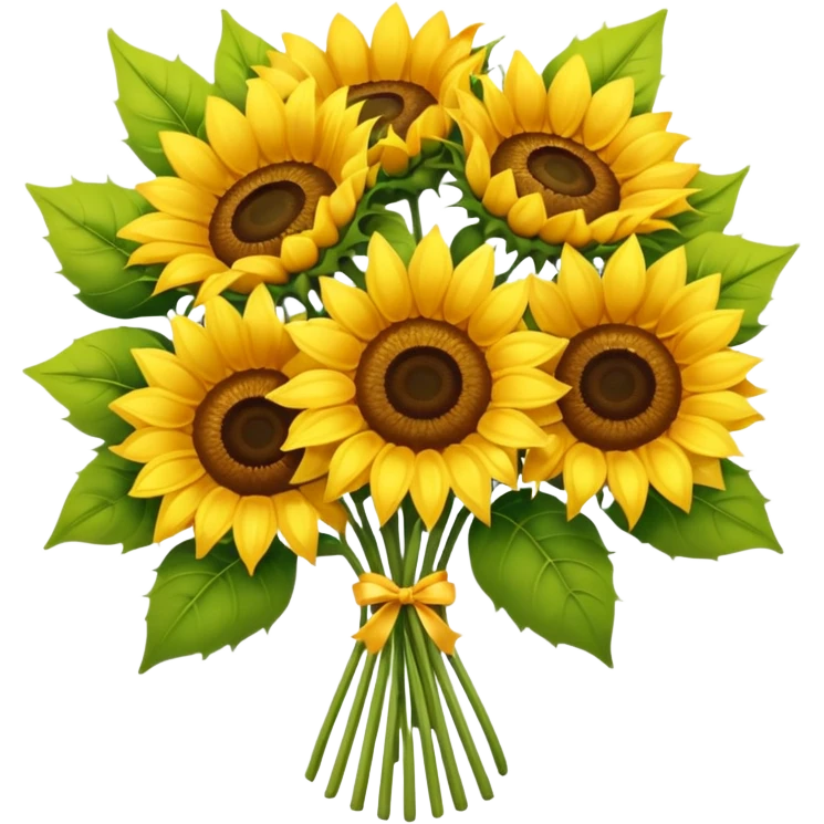 bouquet of sunflower emoji