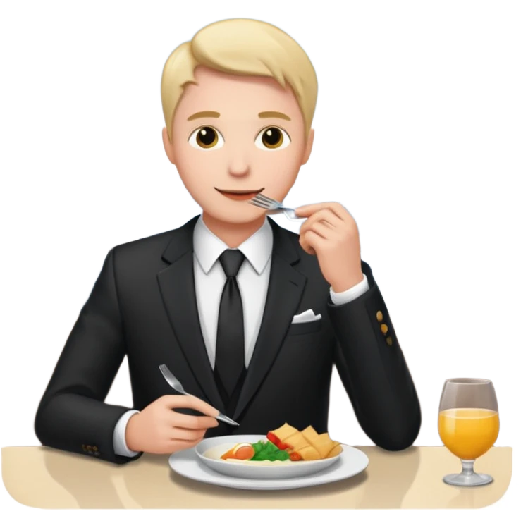 someone who eats in restaurants high above the city
 emoji