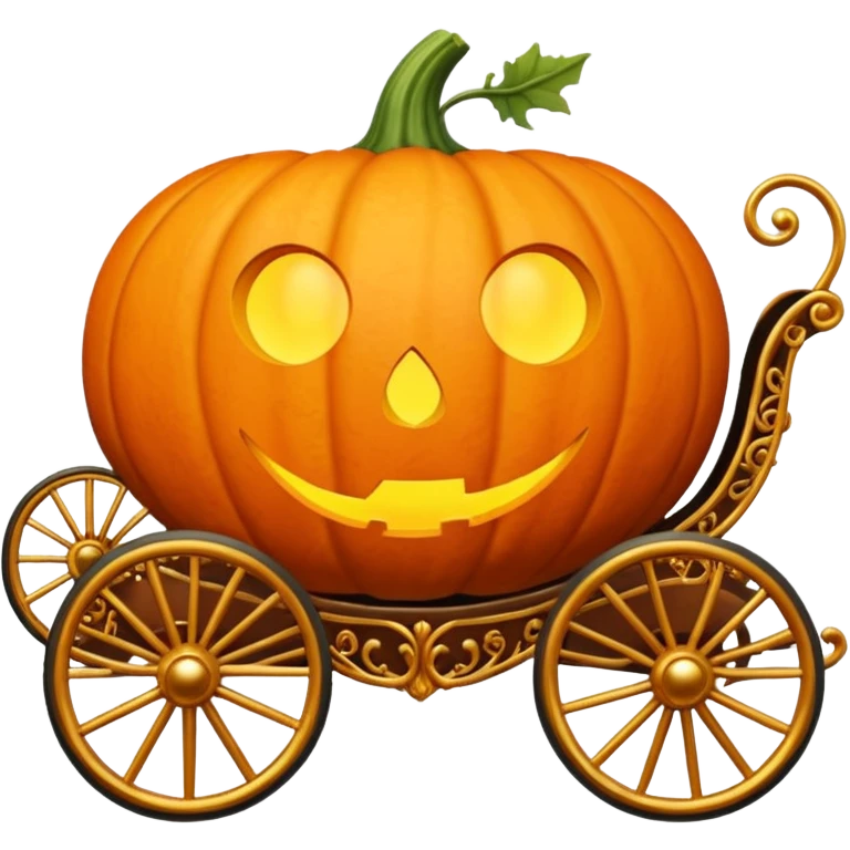 pumpkin carriage emoji