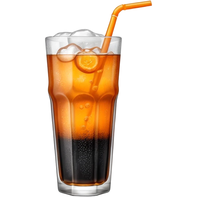 Czech Kofola black and orange  emoji