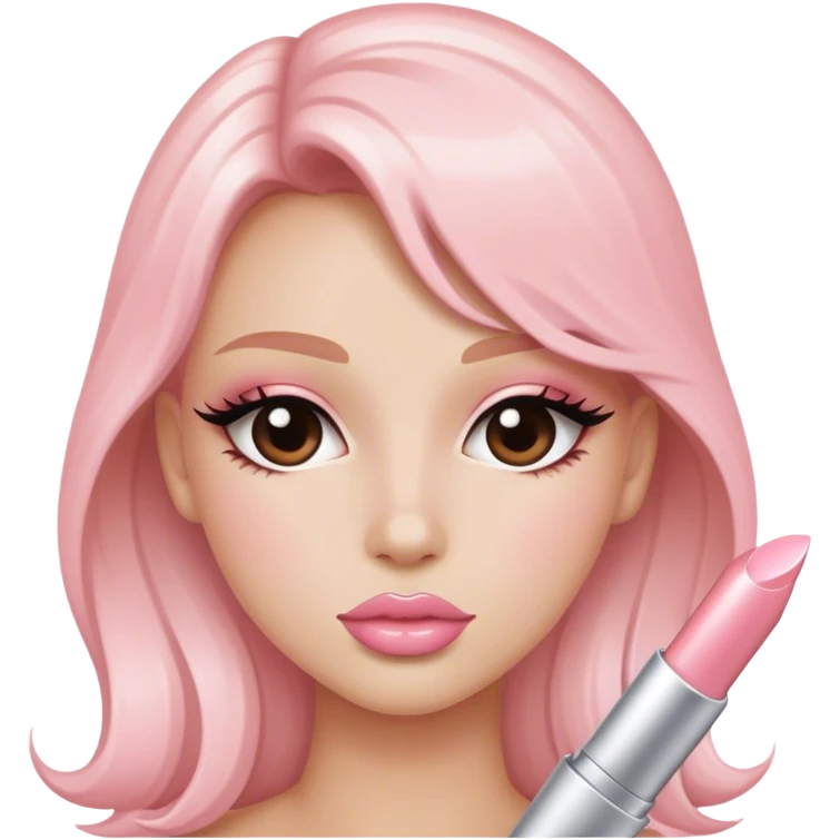 two faced cosmetics lipgloss light pink aesthetic coquette emoji