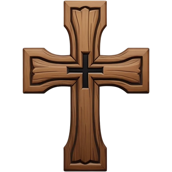 black cross emoji