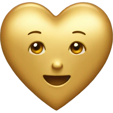 golden heart  emoji