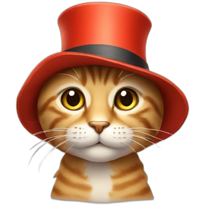 Cat in hat emoji