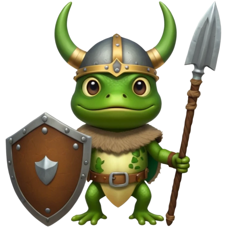 viking frog emoji