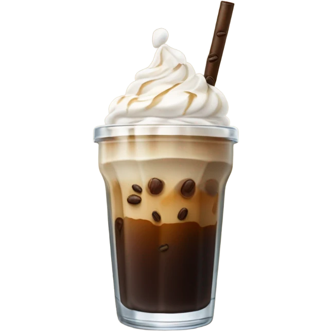 Ice coffee emoji